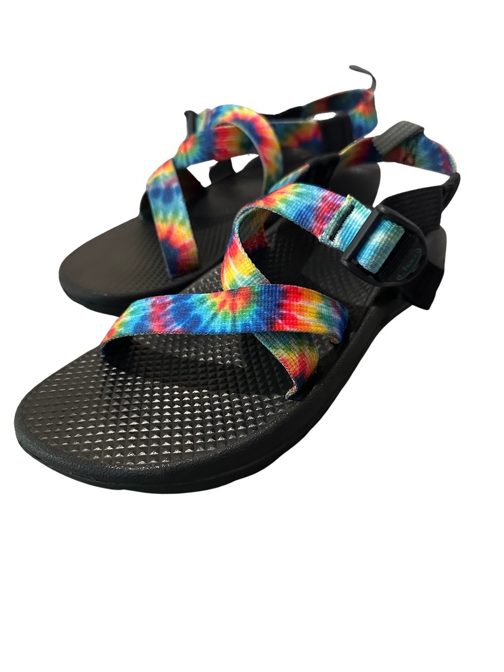 Chaco Kids Z/1 EcoTread Tie Dye Sandals Size 5 Rainbow Strappy